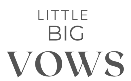Logo little big vows Traurednerin Aschaffenburg